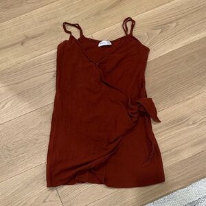 Faithfull the Brand Terracotta Dress